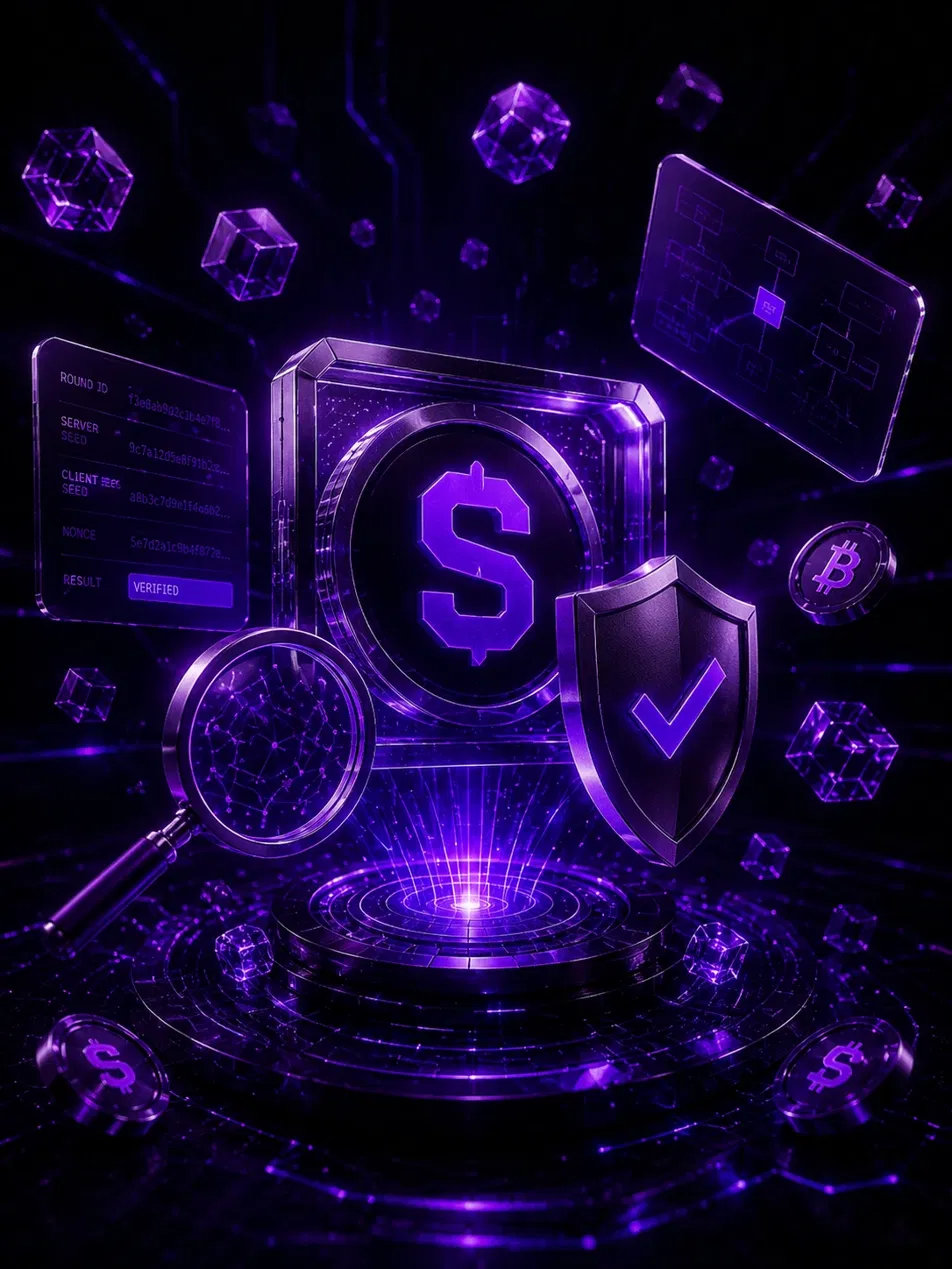 Shuffle provably fair seed verification shield and crypto